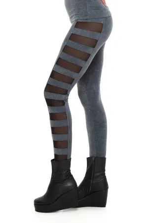 5D x Stellar Dust Alrai Leggings - bamboo/mesh