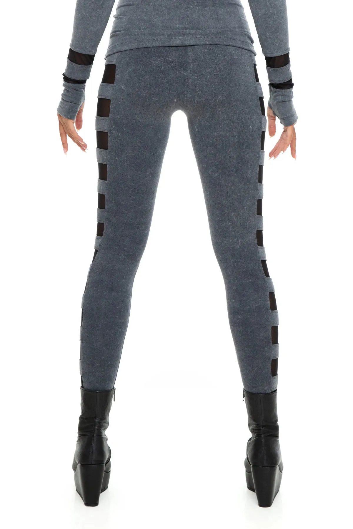 5D x Stellar Dust Alrai Leggings - bamboo/mesh