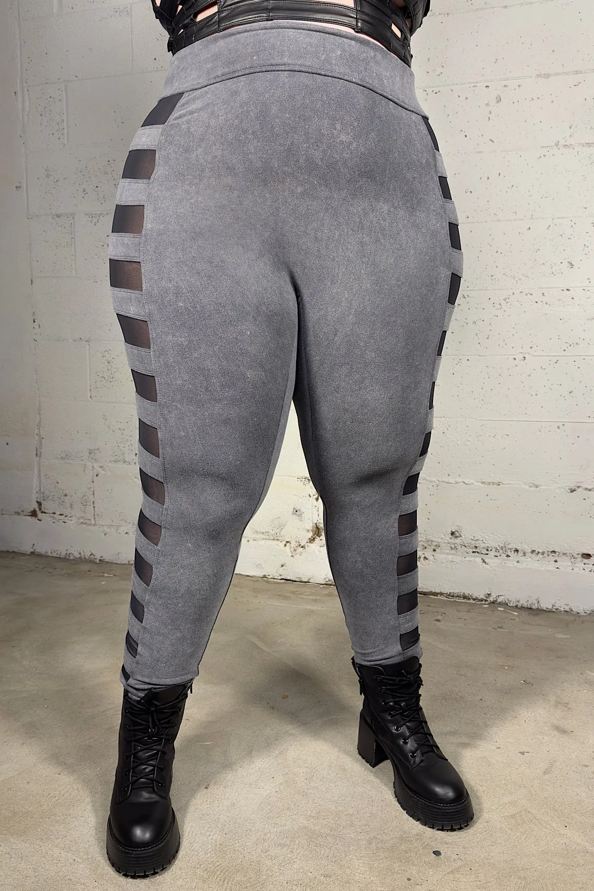 5D x Stellar Dust Alrai Leggings - bamboo/mesh
