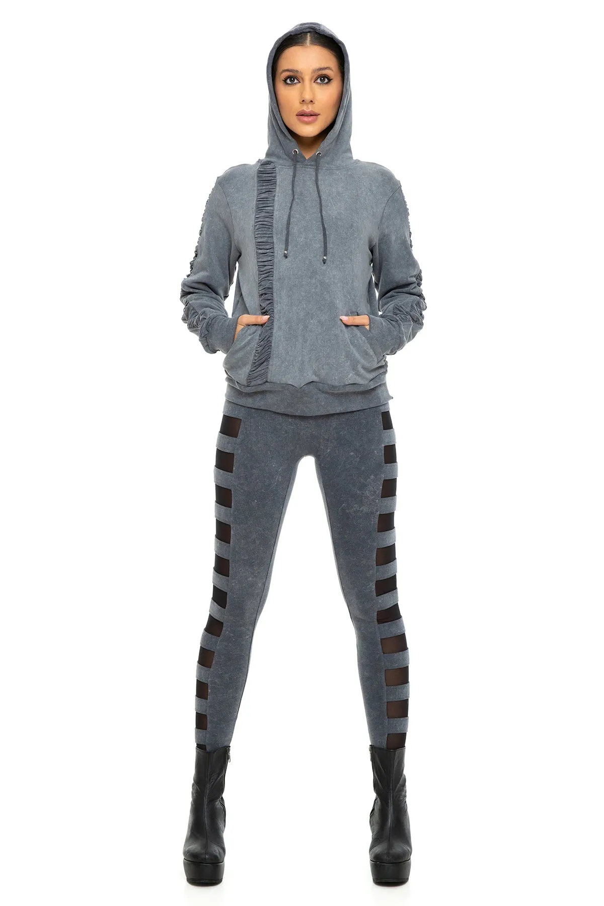 5D x Stellar Dust Alrai Leggings - bamboo/mesh