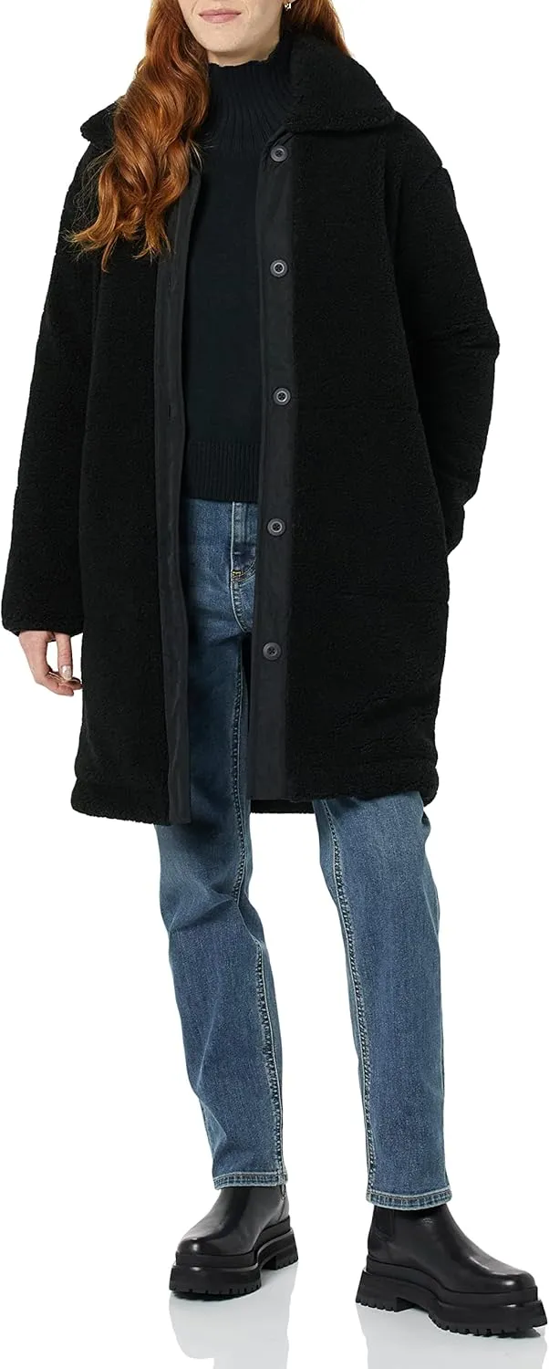 Amazon Essentials Women's Oversized Teddy Sherpa Coat (Previously Goodthreads)