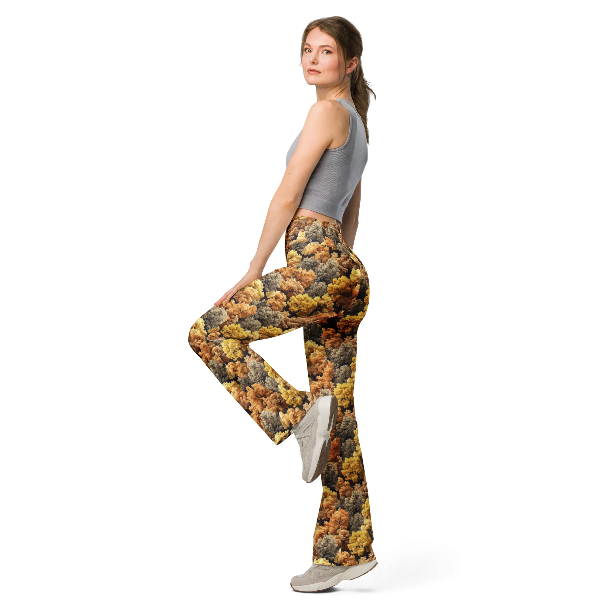 Autumn Forest Flare Leggings