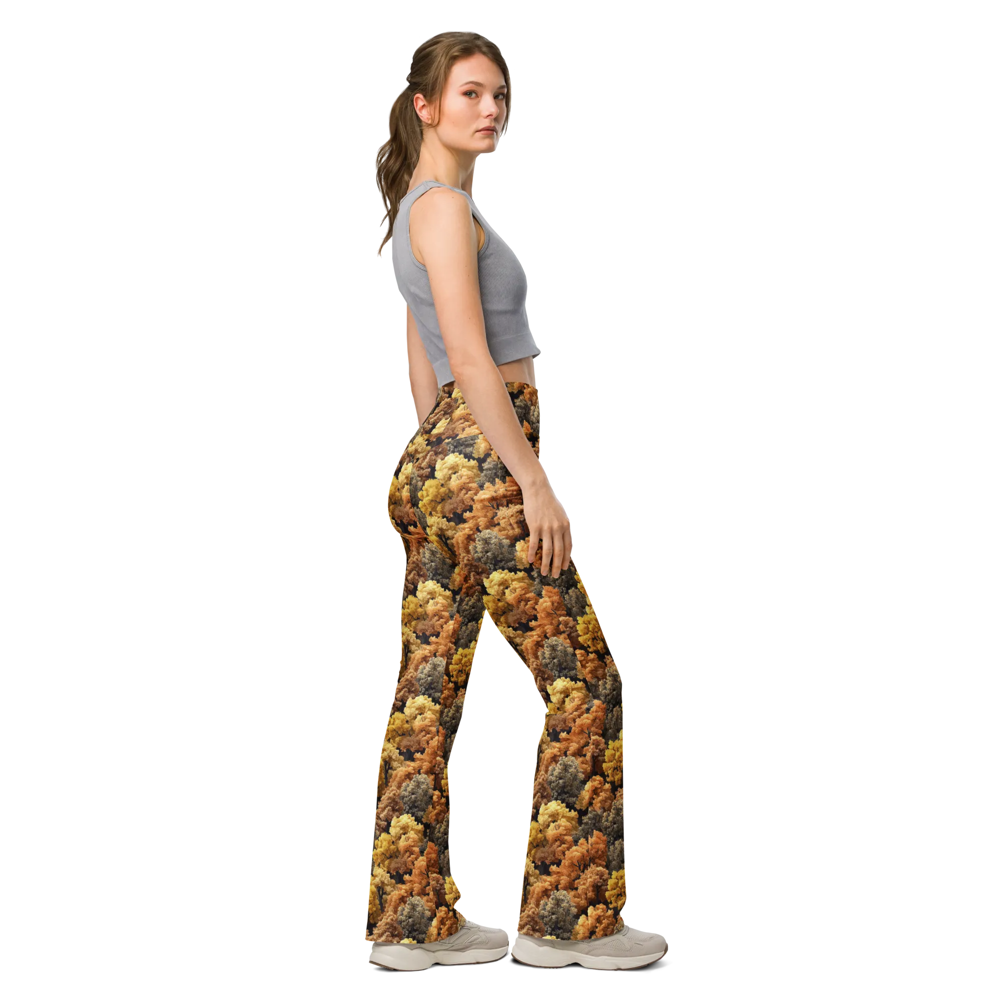 Autumn Forest Flare Leggings