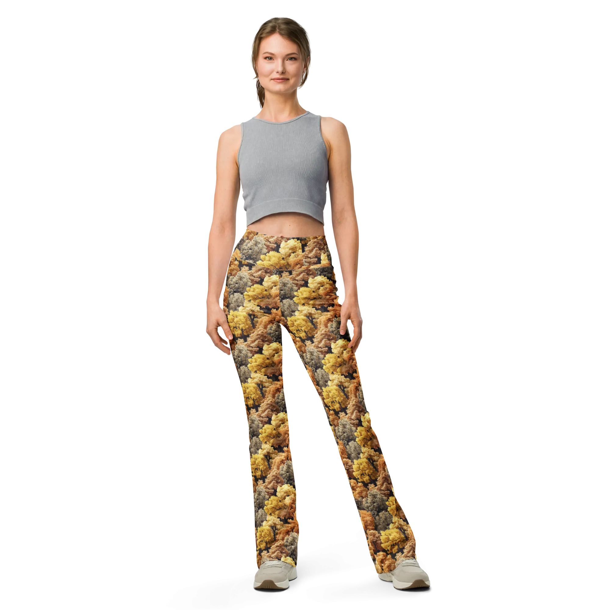 Autumn Forest Flare Leggings