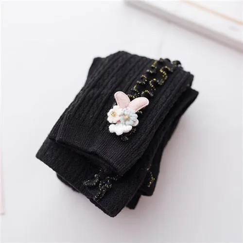 Baby/Kids Girls Warm Knitted Tights/Leggings