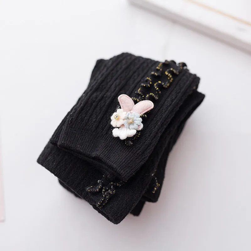 Baby/Kids Girls Warm Knitted Tights/Leggings