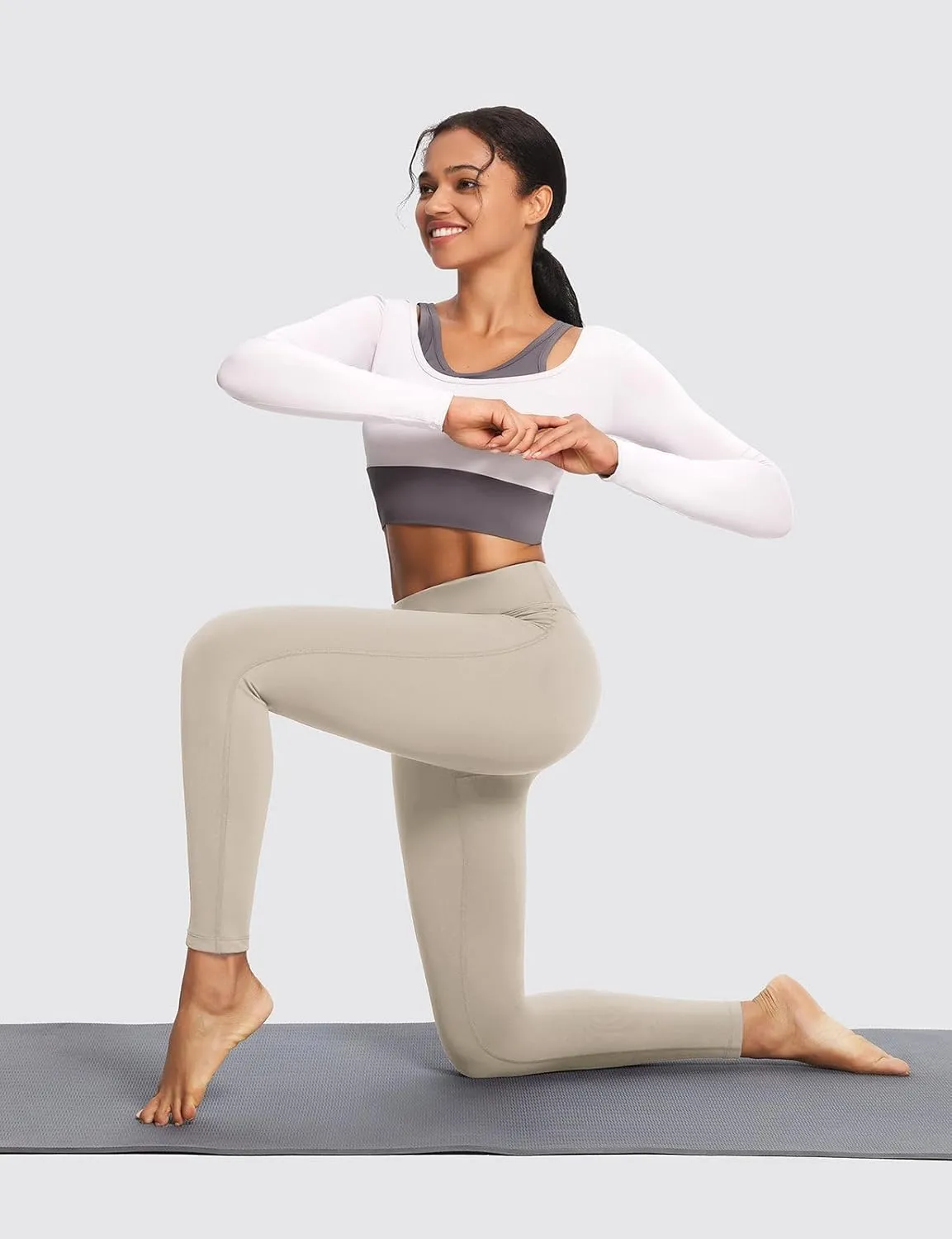 baleaf Women's Fleece Lined Leggings Thermal Warm Winter Tights High Waisted Yoga Pants Cold Weather with Pockets