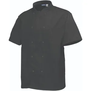 Basic Stud Jacket Short Sleeve Black XXL Size 52-54