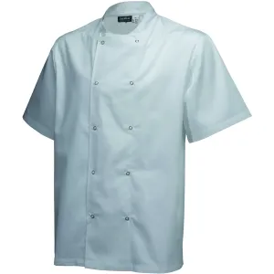 Basic Stud Jacket Short Sleeve White L Size 44-46