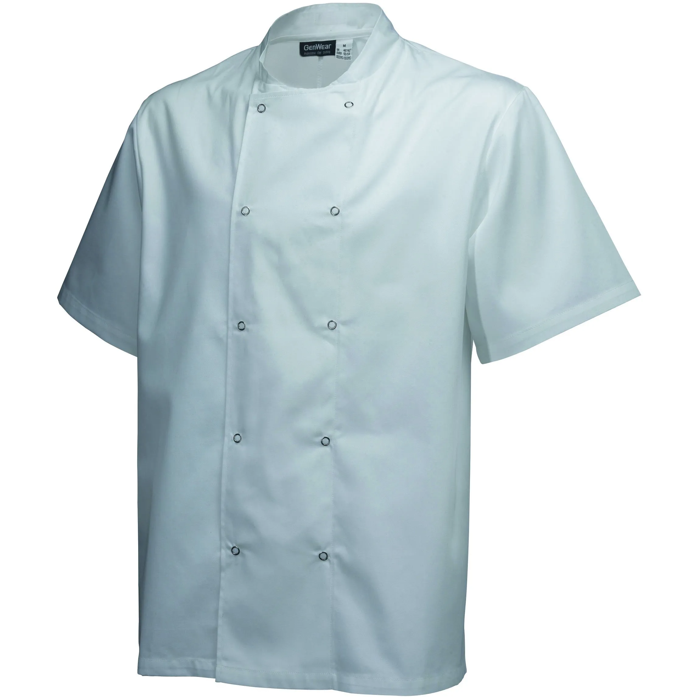 Basic Stud Jacket Short Sleeve White L Size 44-46