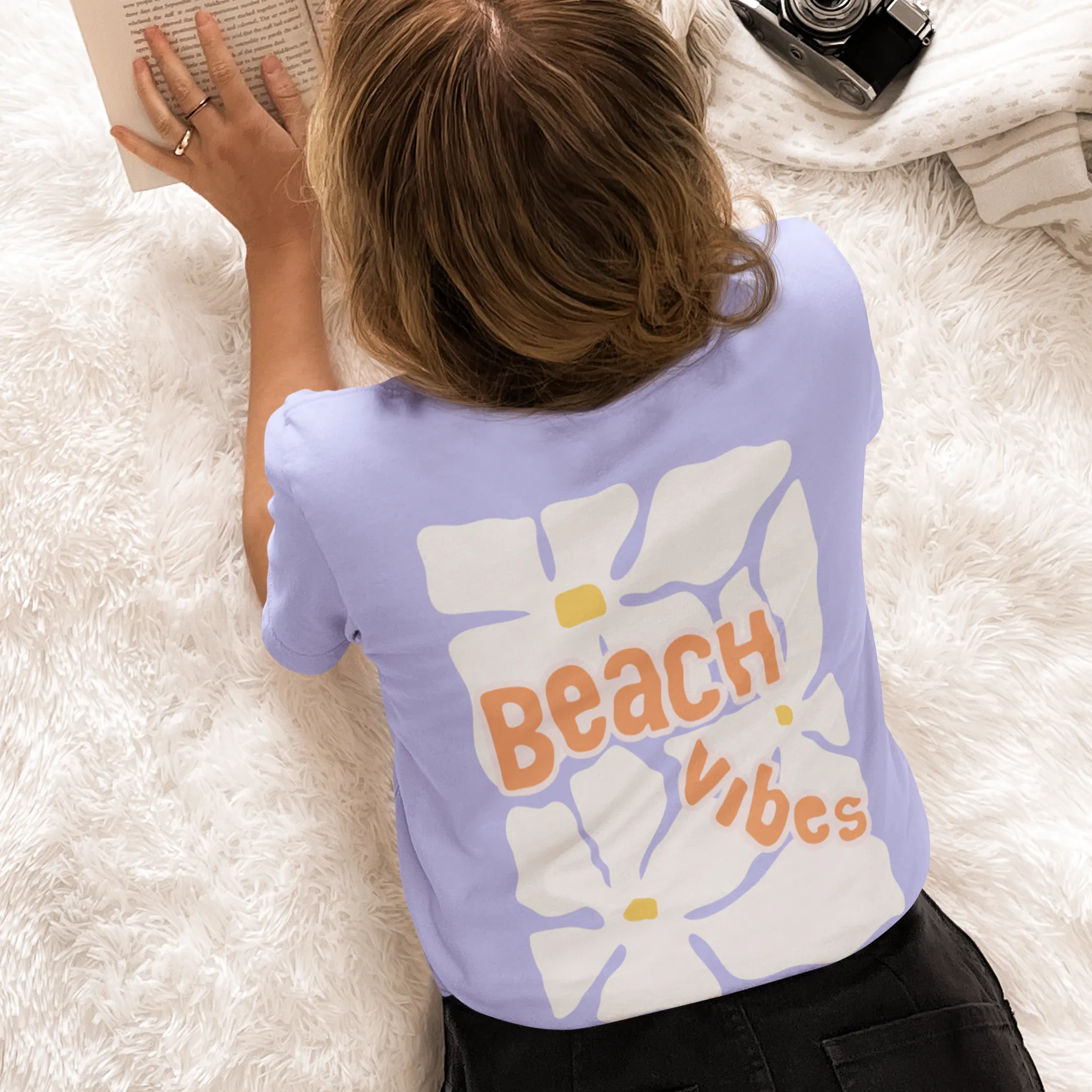 Beach Please Oversized Tees 🌸 240 GSM Premium Heavy Weight Tees