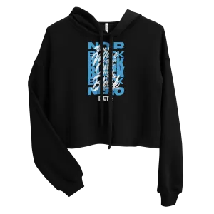 BET More Than One Way Women's Fleece Crop Hooded Sweatshirt