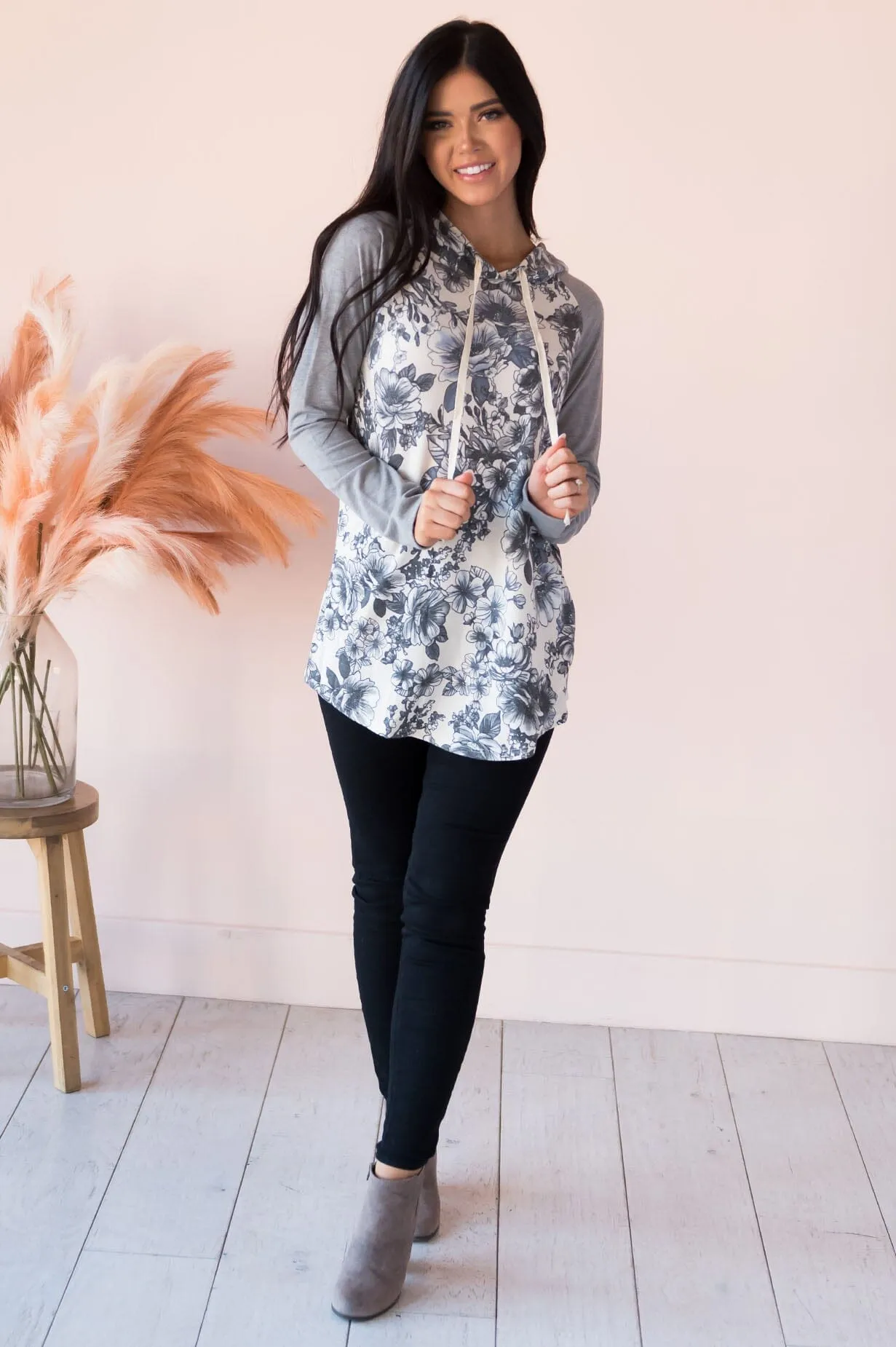 Blessings Abound Modest Lightweight Hoodie