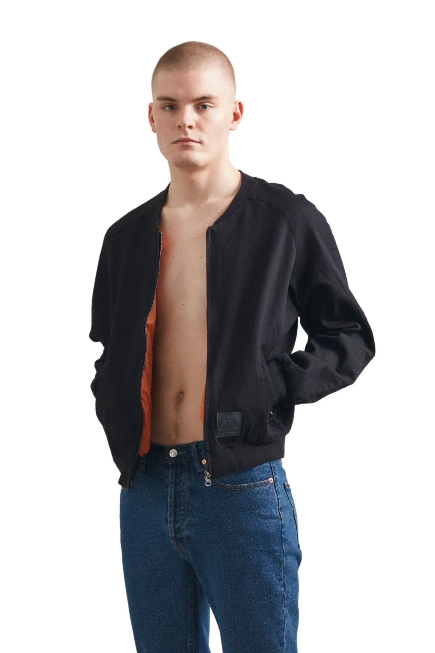 BOMBER JACKET STRETCH BLACK