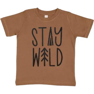 Boys Stay Wild T-Shirt (Size Small)