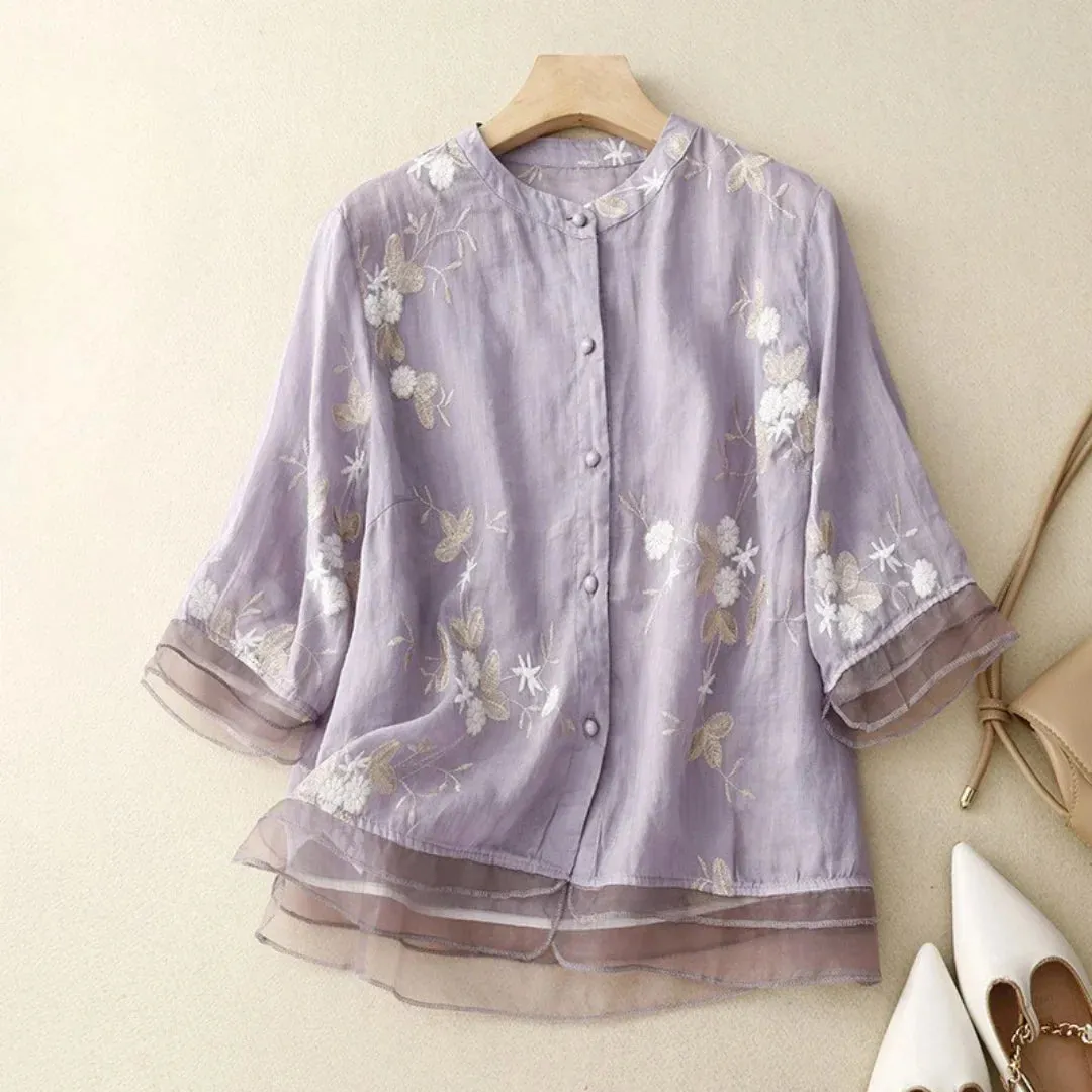 Briella - Floral Blouse, Womens Blouse for Women
