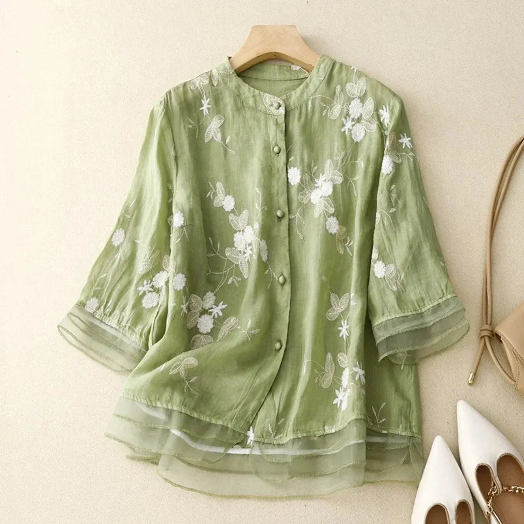 Briella - Floral Blouse, Womens Blouse for Women