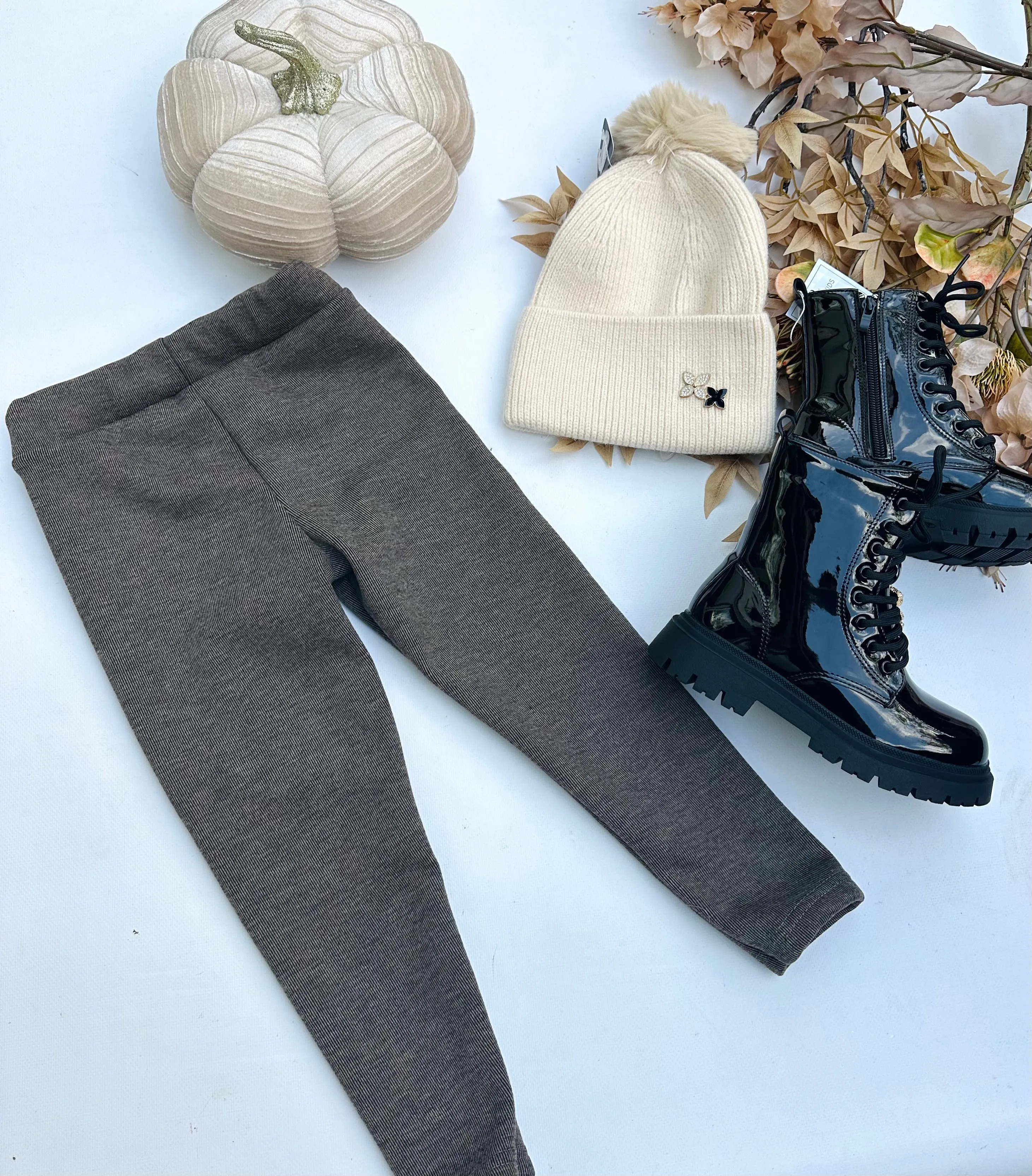 Brown warm leggings