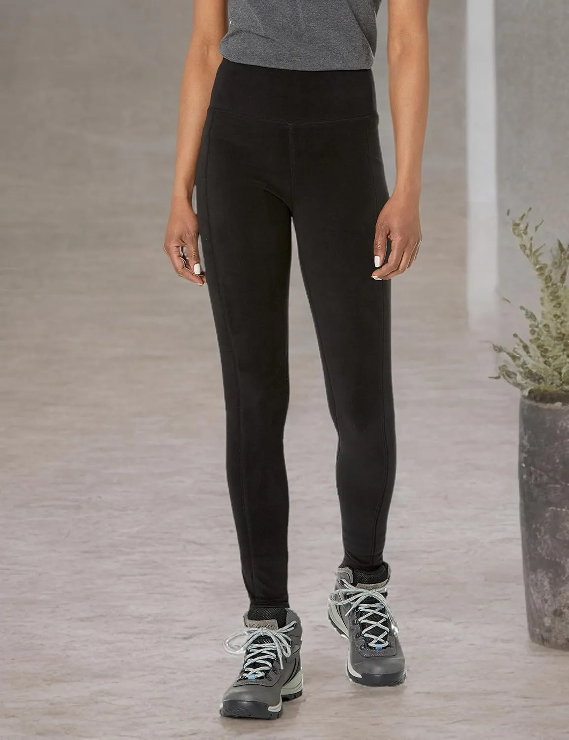 Calvin Klein Performance Women's High Waisted Warm Fleece Winter Leggings
