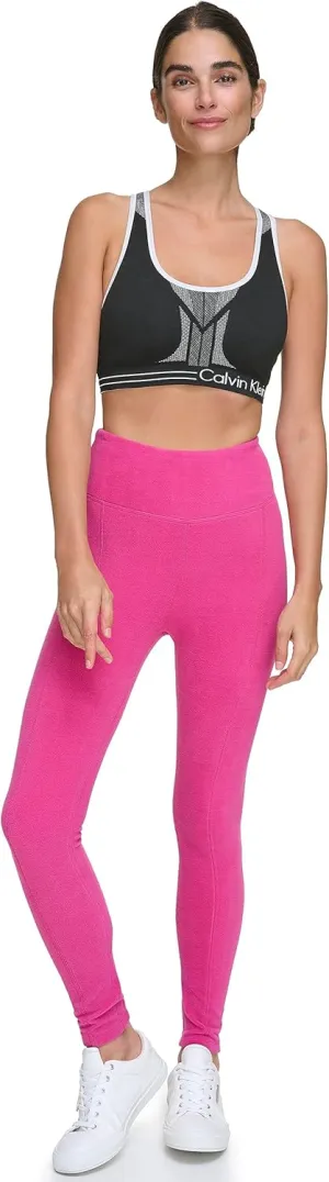 Calvin Klein Performance Women's High Waisted Warm Fleece Winter Leggings
