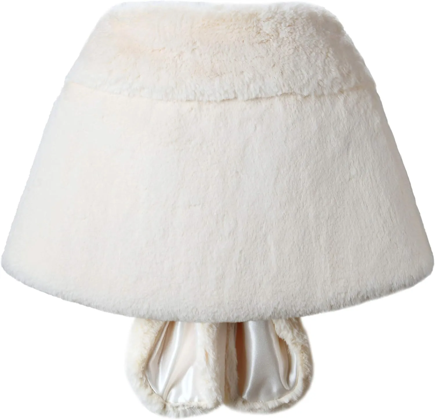 Caracilia Faux Fur Shawl Wrap Stole Shrug Winter Bridal Wedding Cover Up