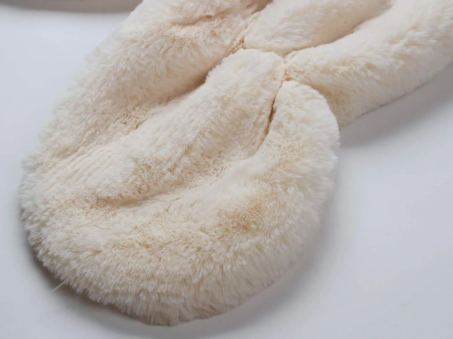 Caracilia Faux Fur Shawl Wrap Stole Shrug Winter Bridal Wedding Cover Up