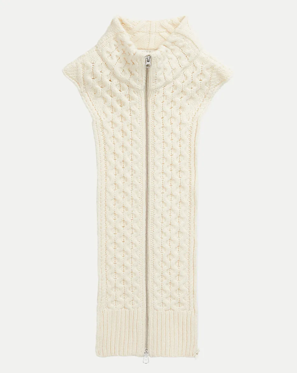 Cashmere Uptown Dickey in Ivory