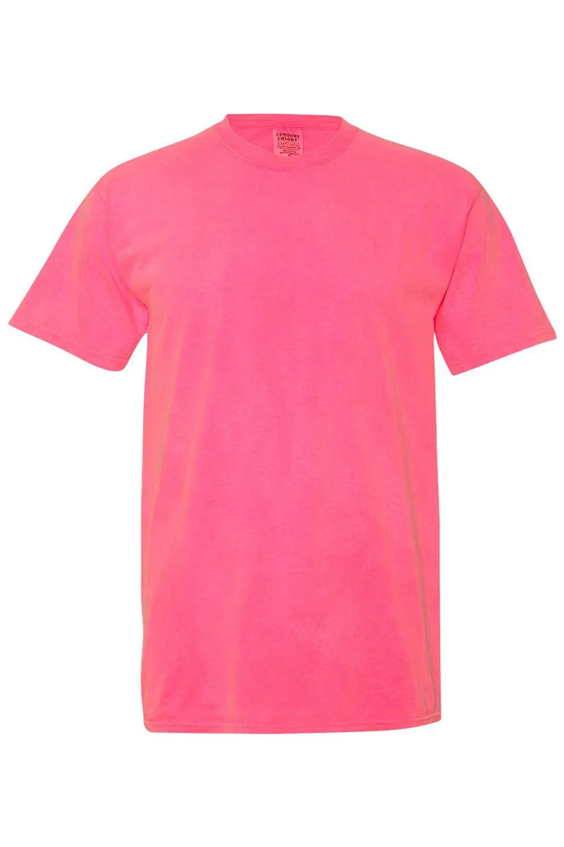 Colorful Happy Easter Bow Comfort Colors Adult Ring-Spun Cotton Tee