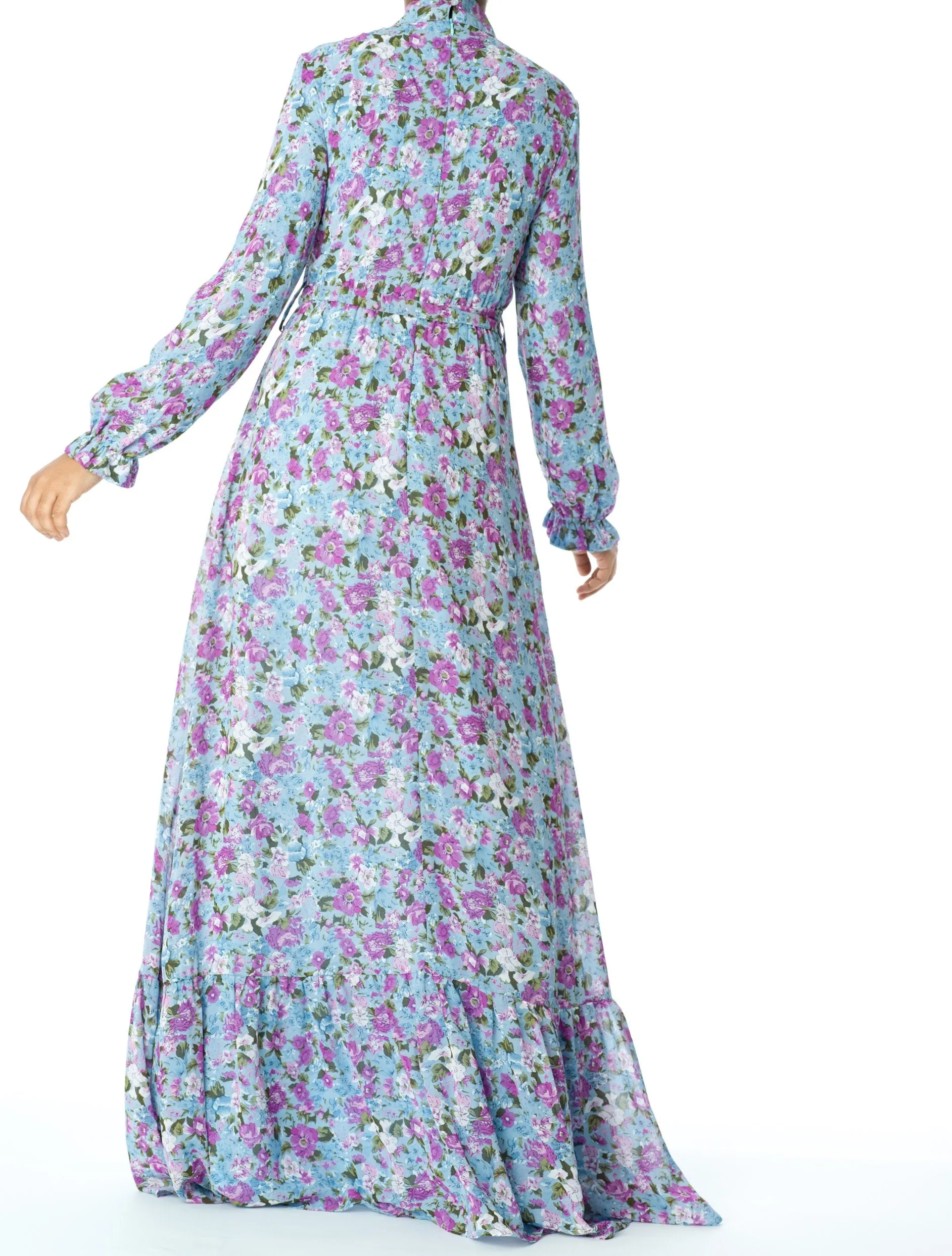 Elegant florals romance Maxi dress