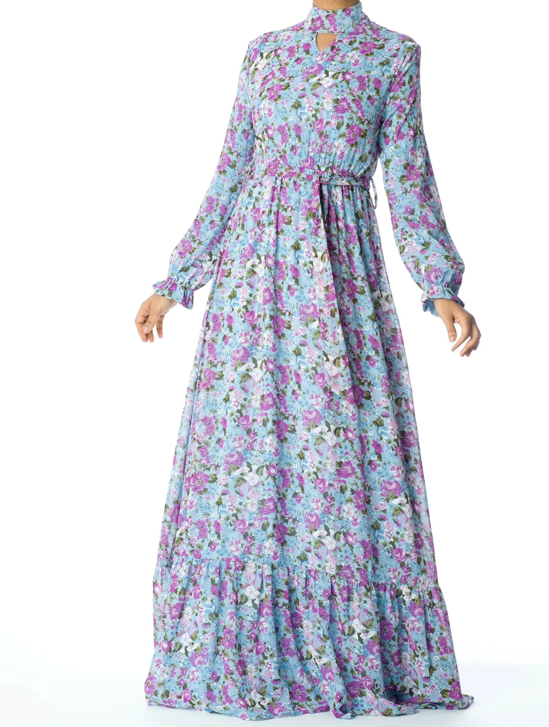 Elegant florals romance Maxi dress