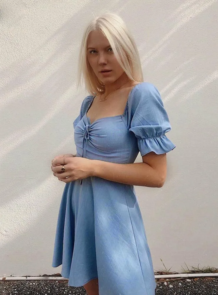 ELEGANT OFFICE LADIES MINI PLEATED DRESSES