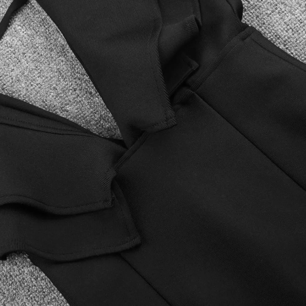 Elegant Ruffles Bodycon Dress