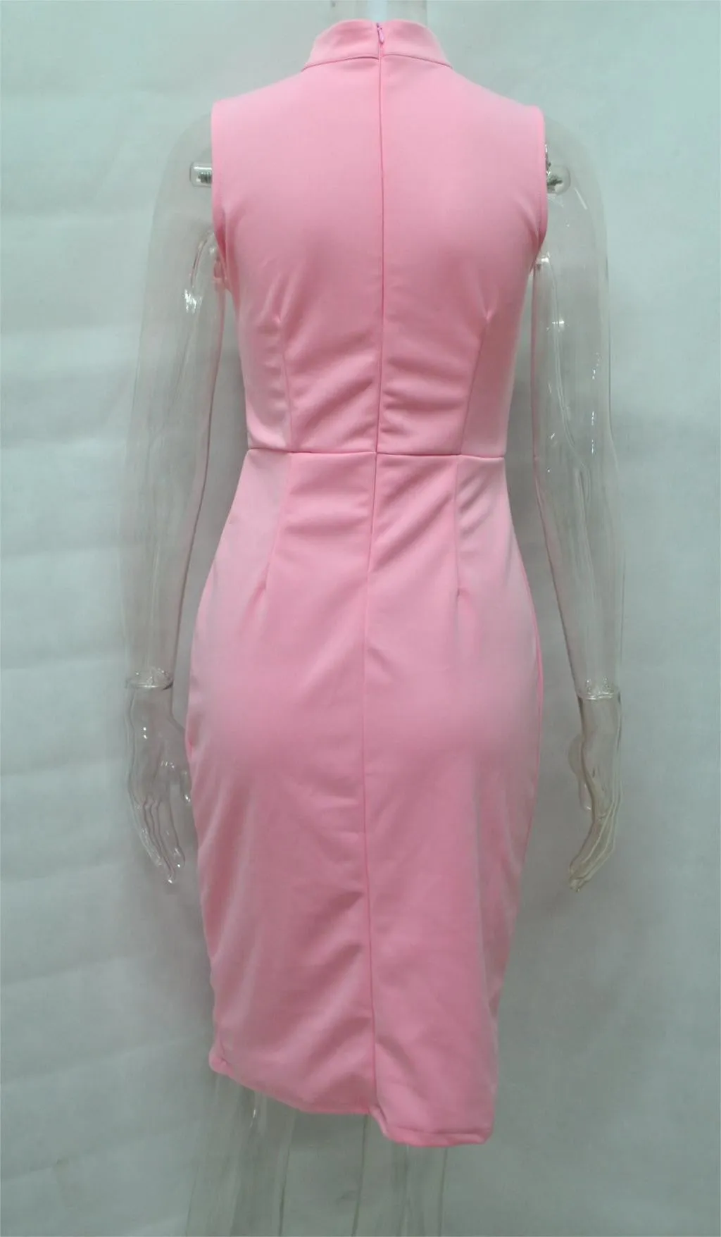 Elegant Sleeveless Dress With Slit