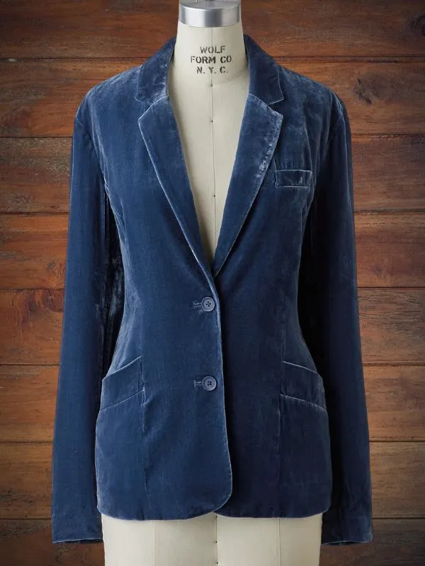 Elegant Velvet Blazer