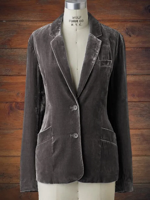 Elegant Velvet Blazer