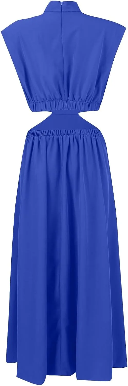 Elegant Women's Cape Dress with Rhinestone Embellishments Perfect for Evening Parties and Special