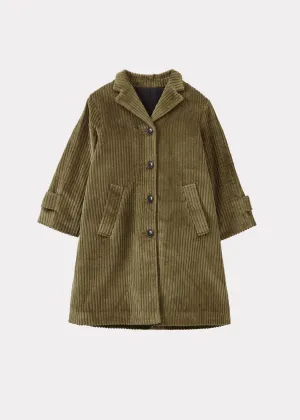 FINLEY TEEN COTTON CORDUROY COAT  - KHAKI