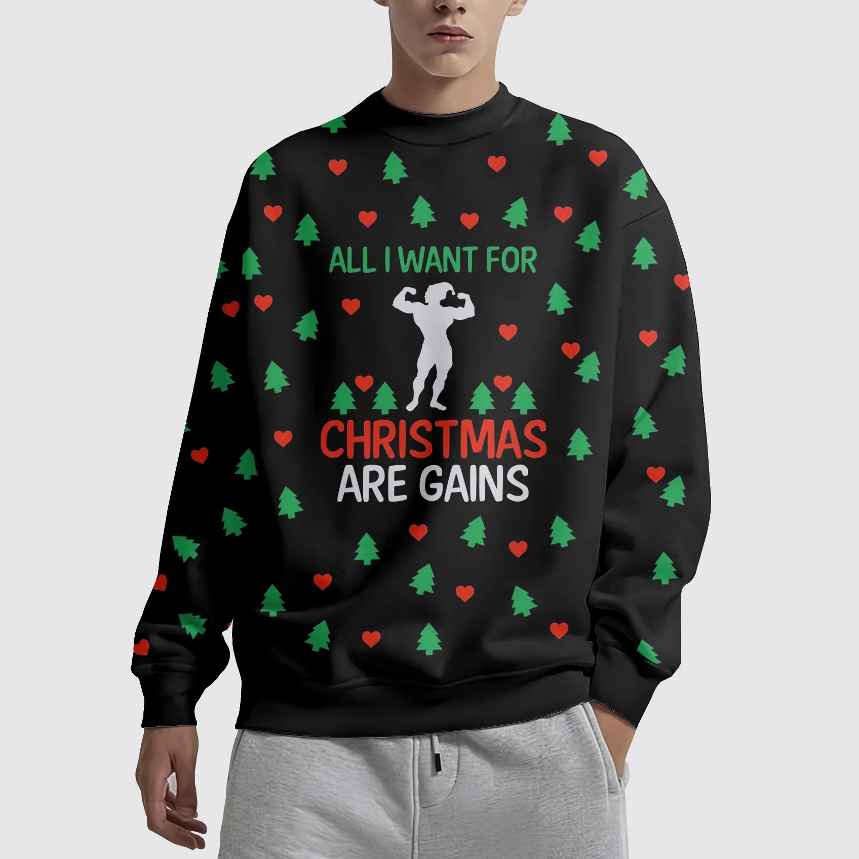 FitFlex Ugly Sweaters: Warm Gear, Strong Moves!- AA03515