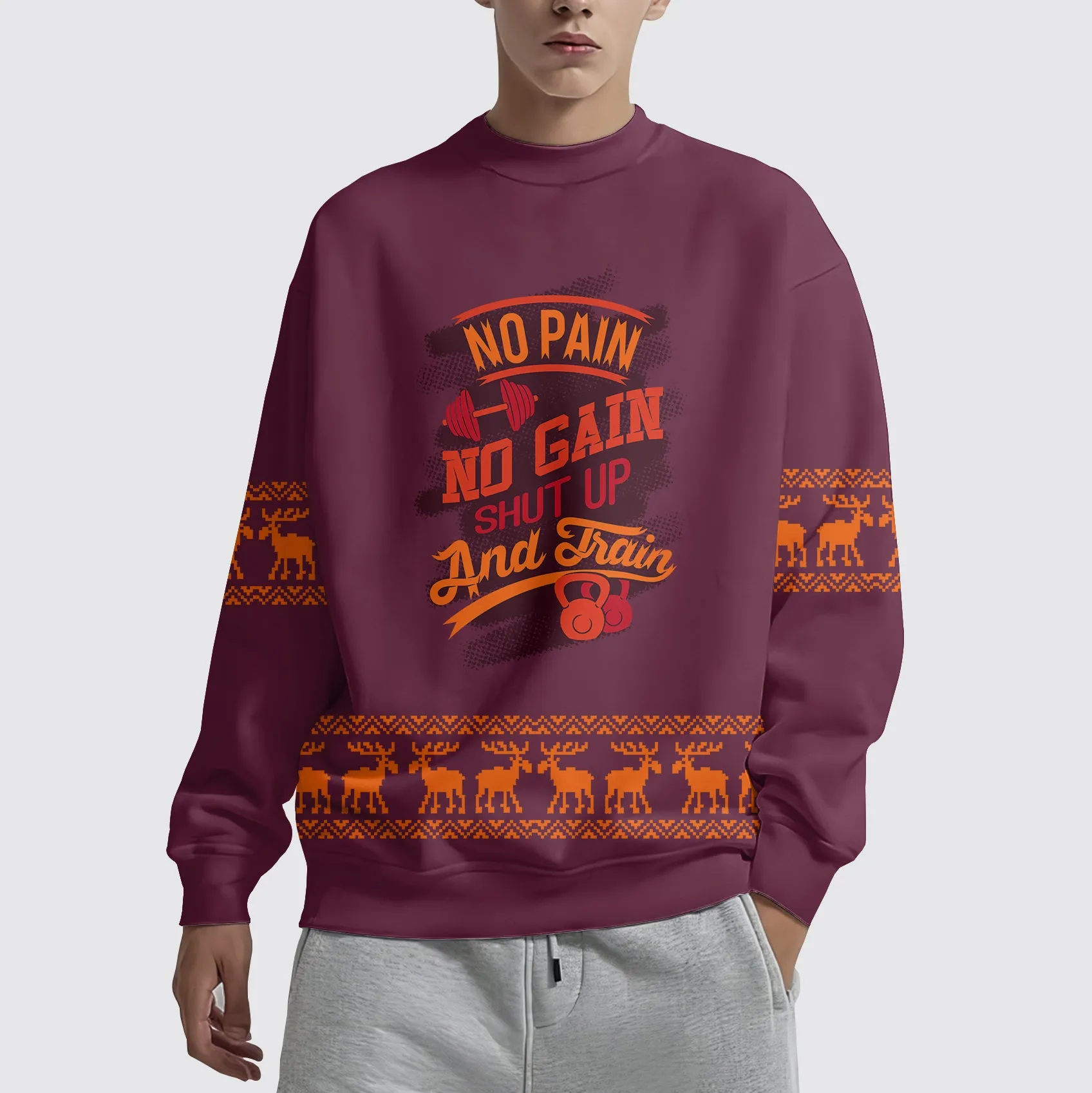 FitFlex Ugly Sweaters: Warm Gear, Strong Moves!- AA03643
