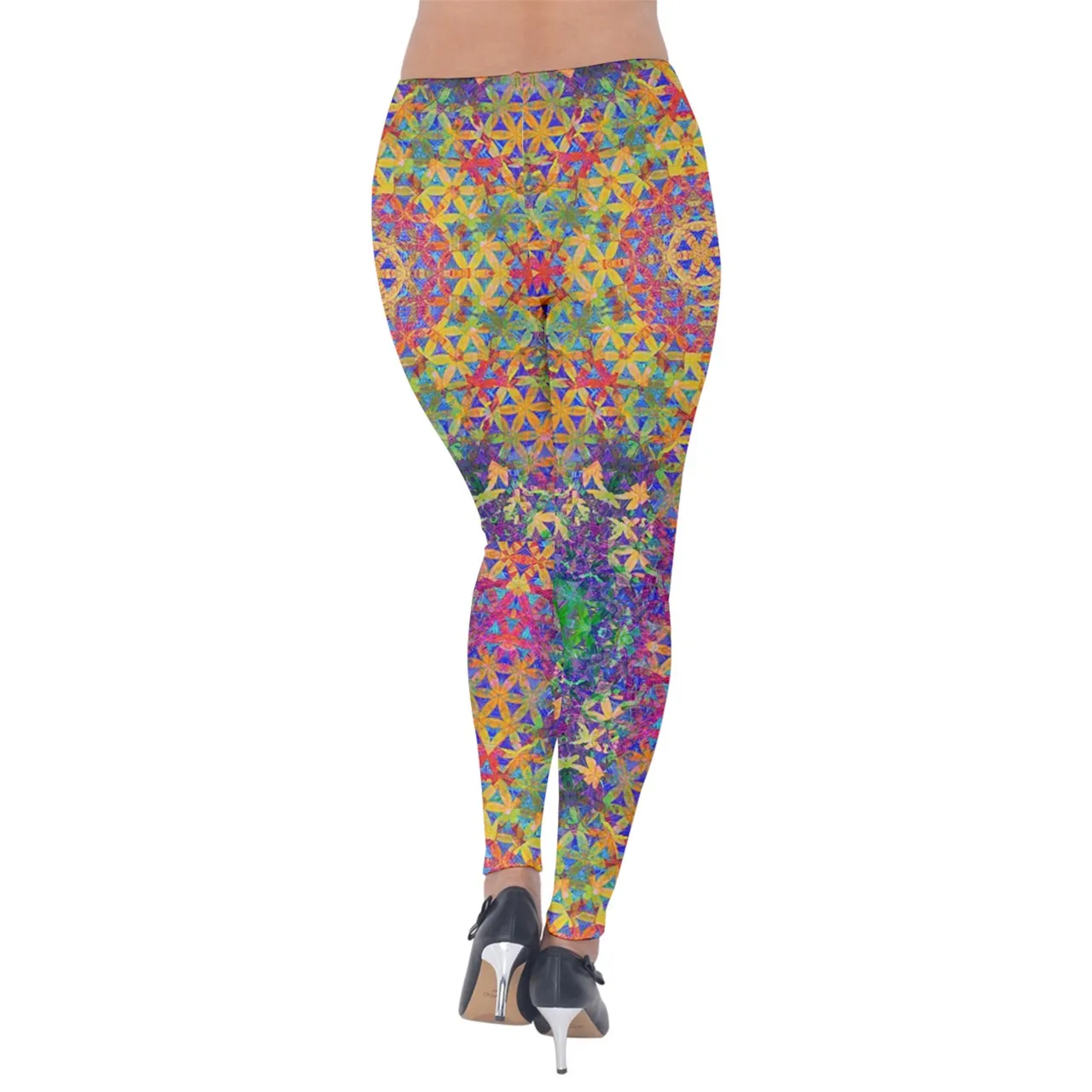 Flower of Life Velvet Leggings