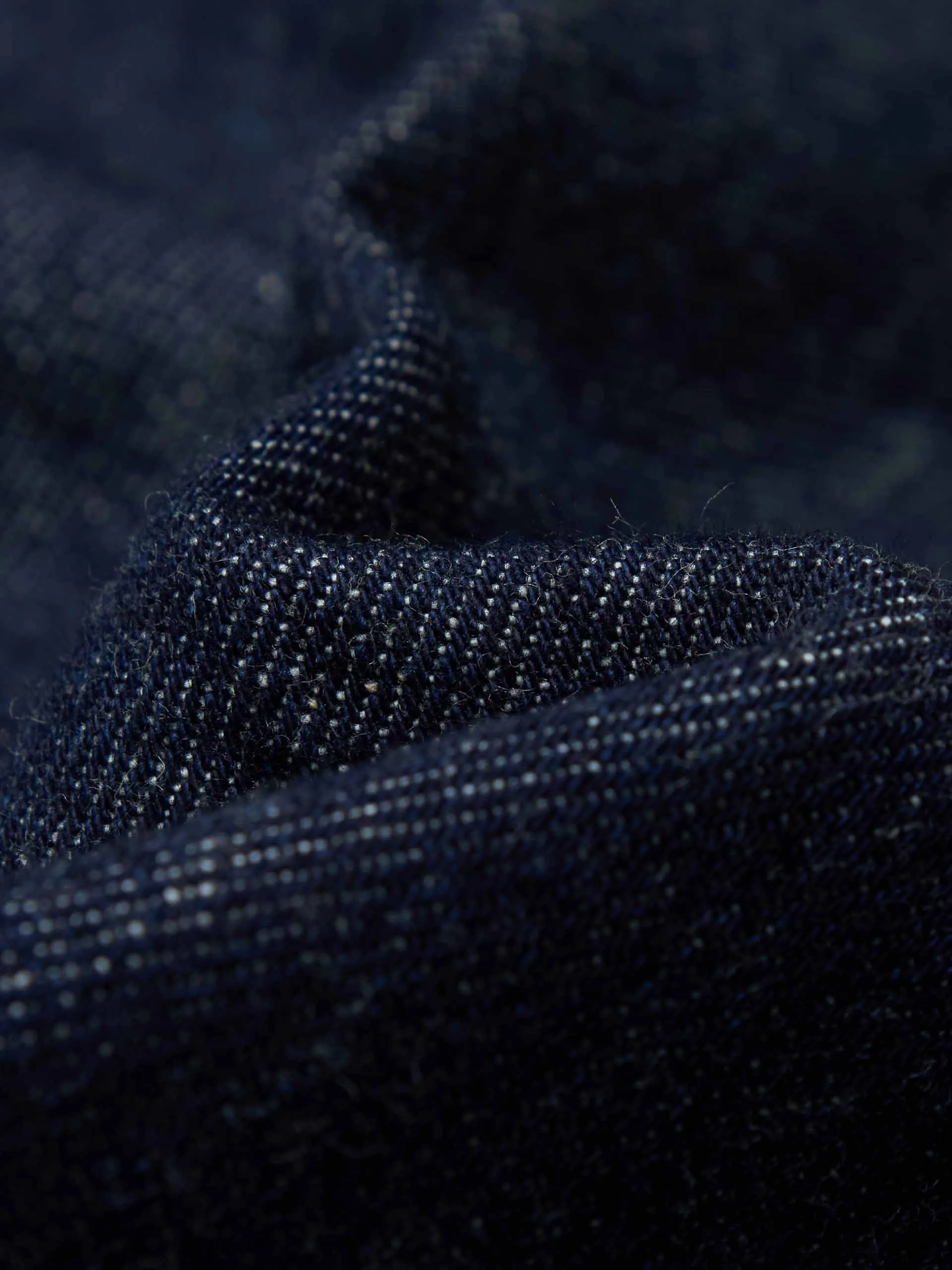 Front Pleated Straight Jeans