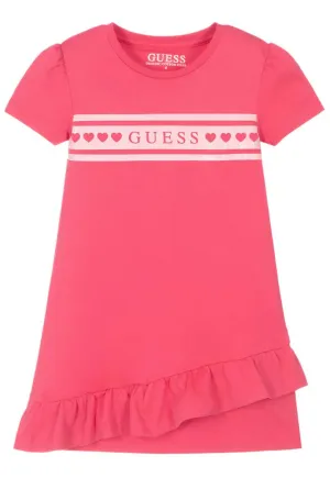 Girls Pink Dress with Frills