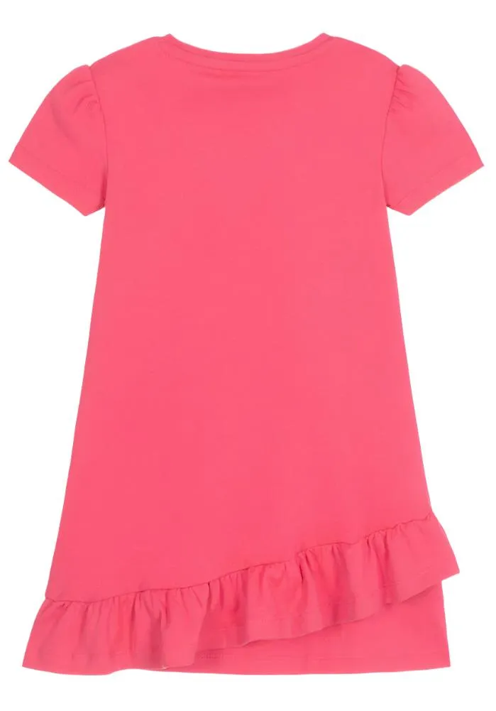 Girls Pink Dress with Frills