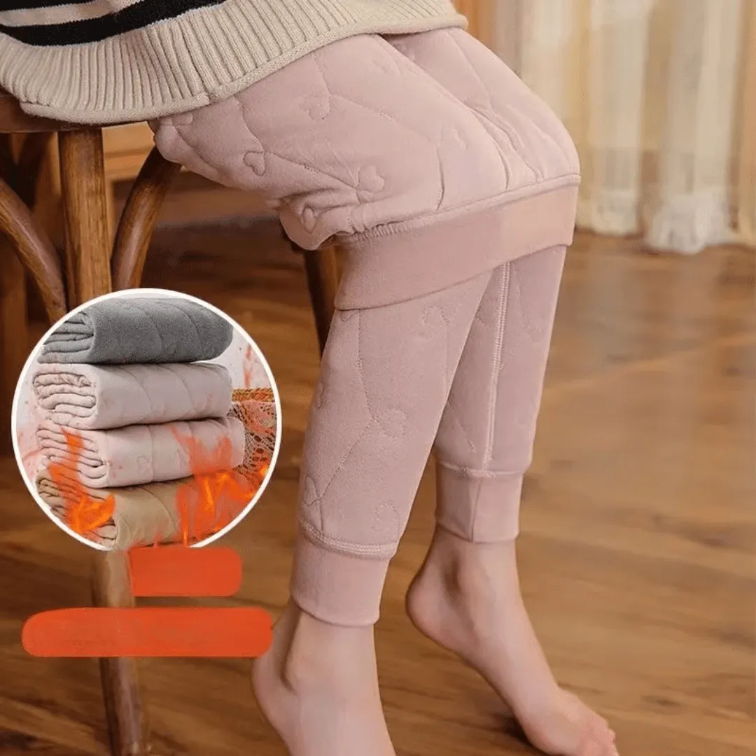 Girls Winter Thick Warm Leggings