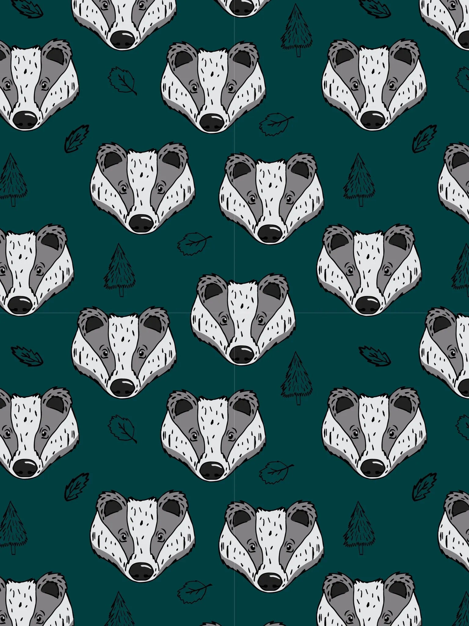 Green Badgers Baby and Children's Footed Leggings