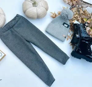 Grey warm leggings