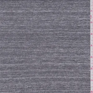 Heather Slate Grey Rayon Jersey Knit Fabric