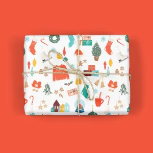 HOLIDAY FAVORITES CHRISTMAS GIFT WRAP