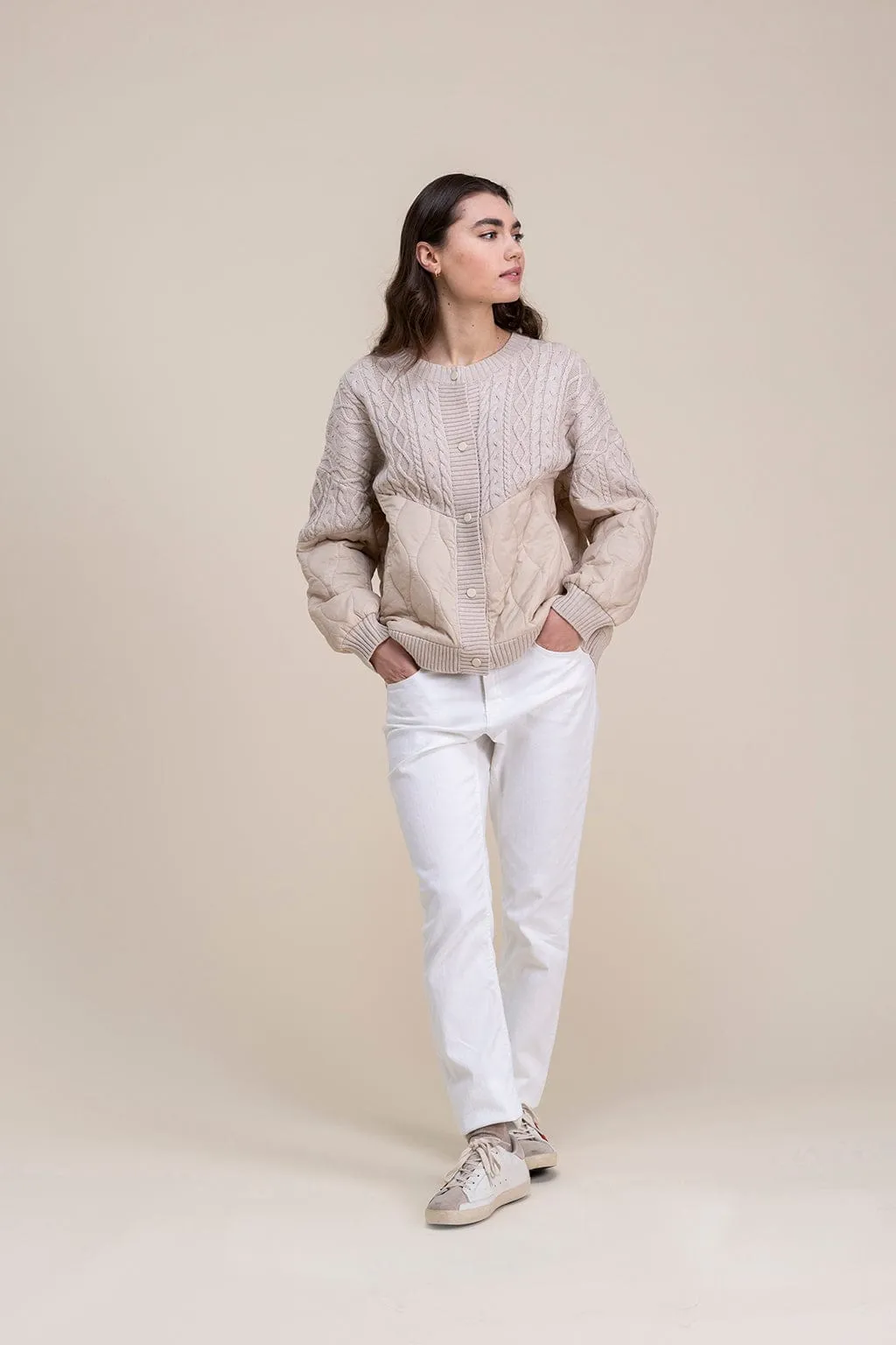 Hongo Mix Quilted Jacket