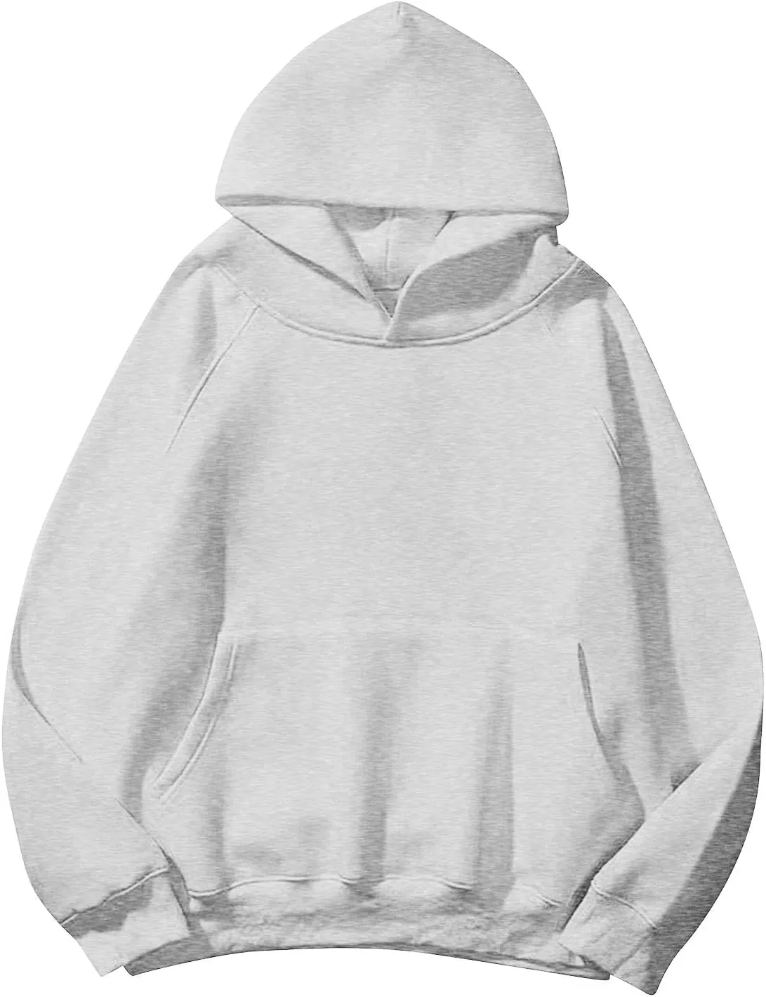 Hoodies for Women Oversized Fleece Long Sleeve Basic Sweatshirts Pullover Sweatershirt Fall Outfits with Pocket